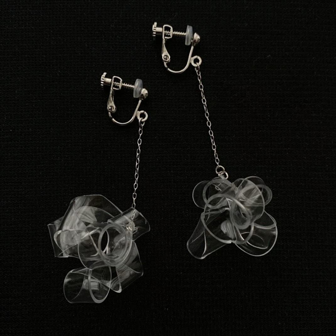 クリアカットスウィング クリア nezu ピアス イヤリング アクセサリー クリアカットスウィング クリア nezu ピアス イヤリング アクセサリー
