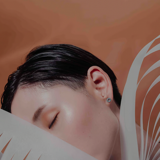 Glitter Round (Extra Small) Silver