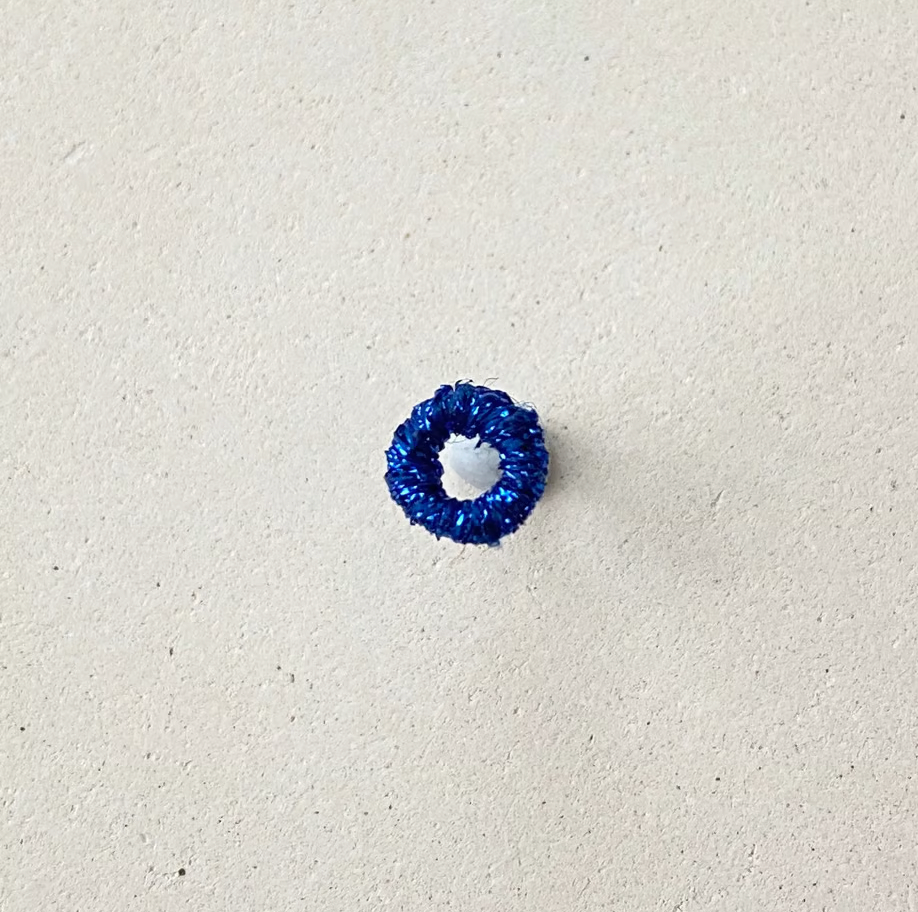 Glitter Round (Extra Small) Blue