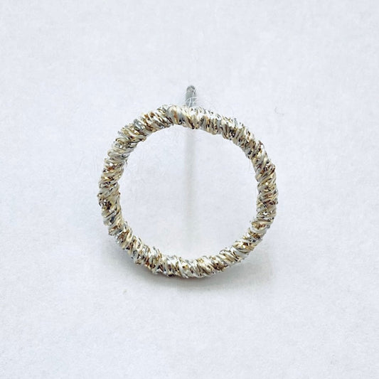 ラメラウンド(小)シルバー