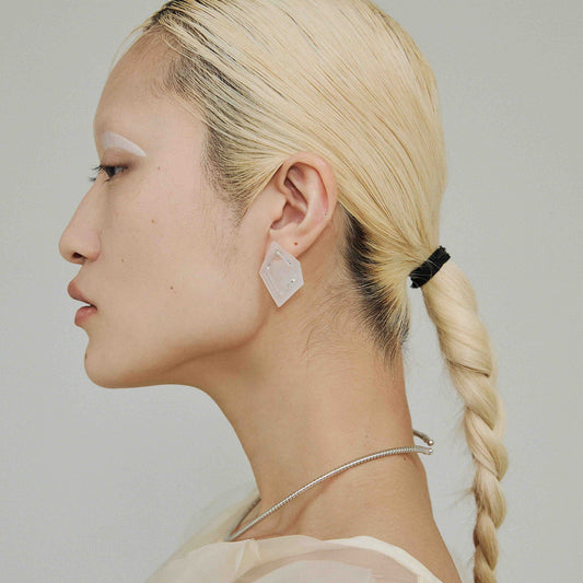 Ice stone x shiny (large) ear accessories