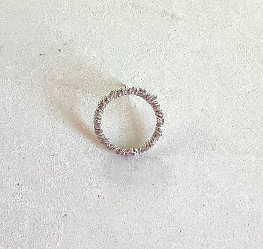 ラメラウンド（小）＃シャンパンピンク