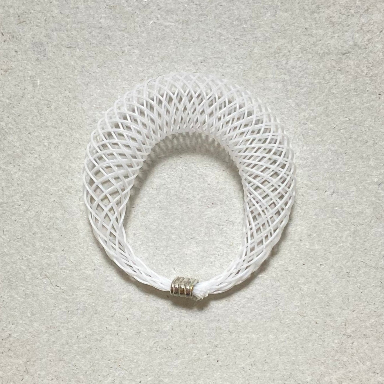 Tube Net Ring White