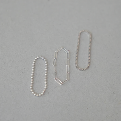 silver925 スキンチェーンリング ボールチェーンnezu アクセサリー silver925 スキンチェーンリング ボールチェーンnezu アクセサリー