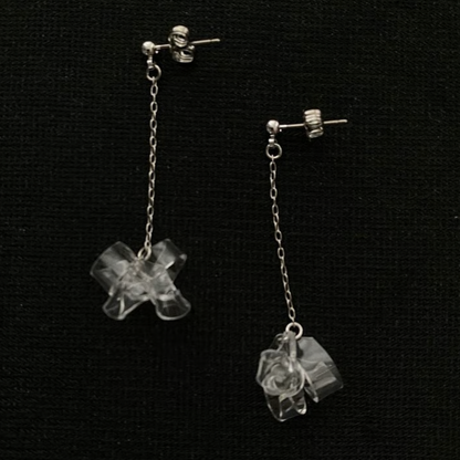 クリアカットミニスウィング クリア nezu イヤリング ピアス アクセサリー クリアカットミニスウィング クリア nezu イヤリング ピアス アクセサリー