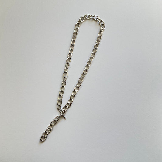 アルミニウムYネックレス